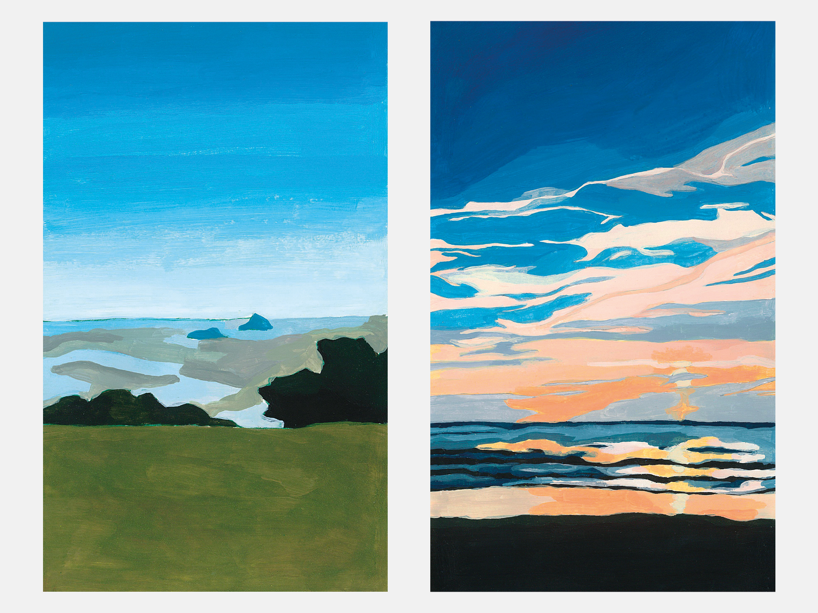 Illustrations à la peinture
