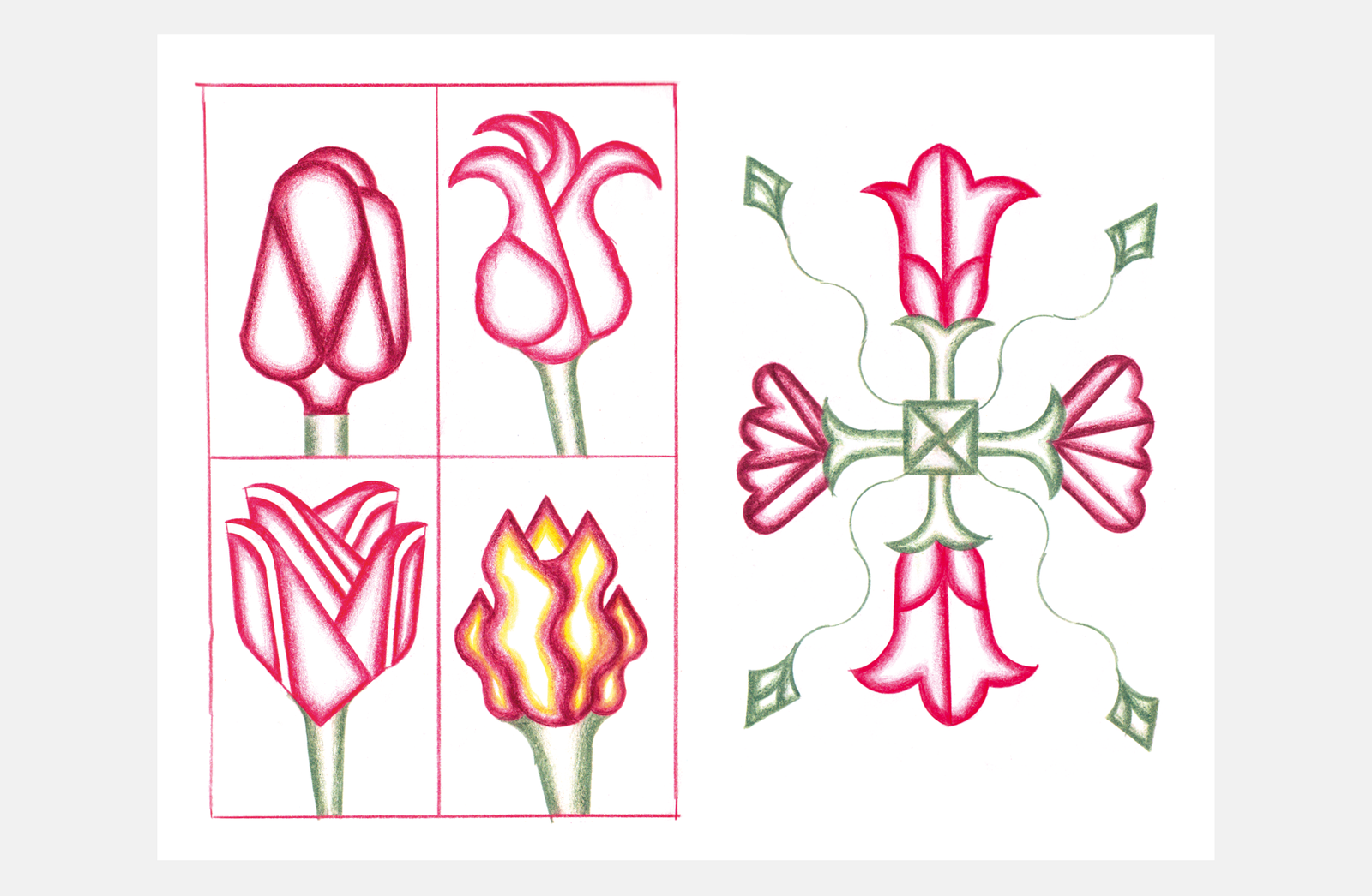 Illustrations au normographe