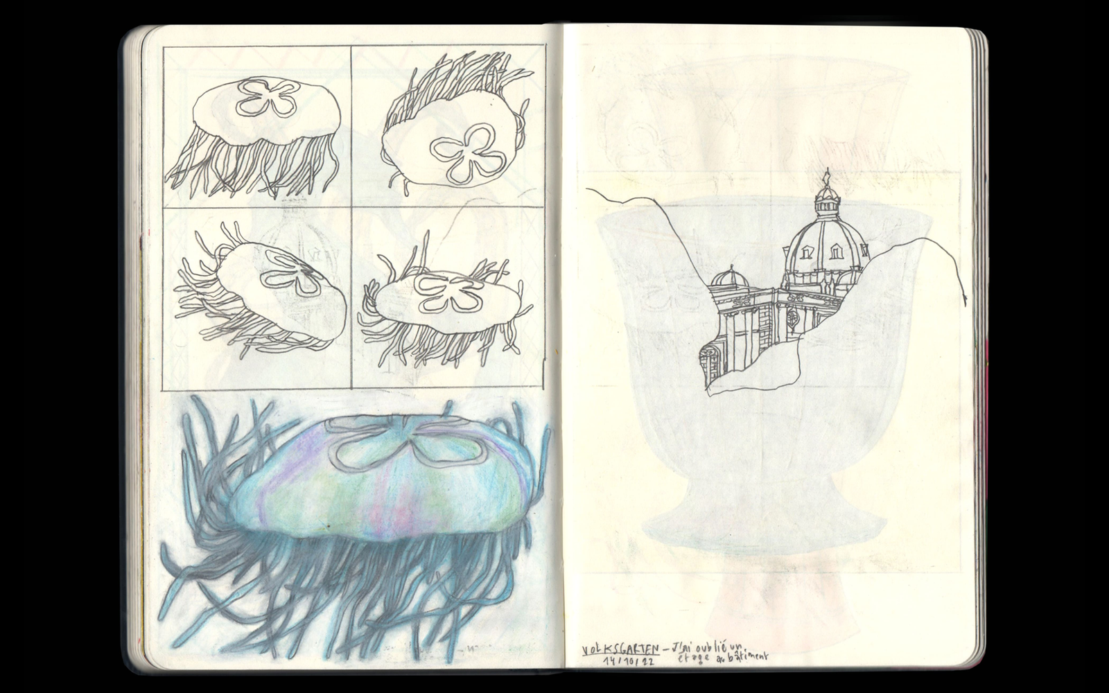 Illustrations à la craie grasse