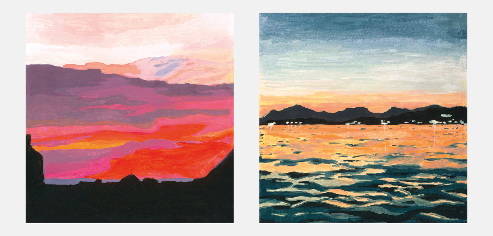 Illustrations à la peinture