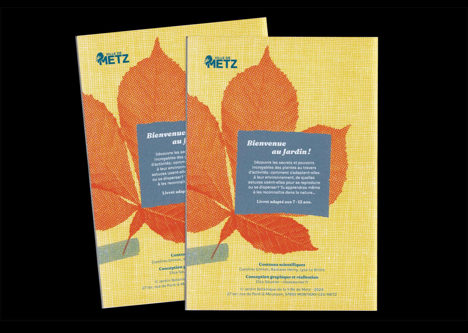 Cahier d'activité, Couverture